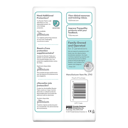 unisex youth incontinence brief - image 3