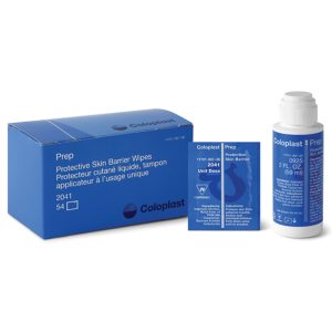 Coloplast Prep Skin Barrier Wipe NonWoven Gauze 1 Count(s) - Box of 54 wipes