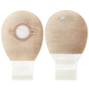 New Image Drainable 7"L 2pc System Ostomy Pouch 1.75" Flange 18282 - Box of 20