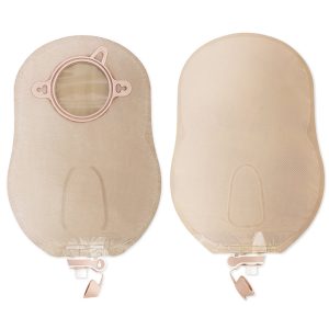 New Image Drainable 9"L 2pc System Urostomy Pouch 2.25" Flange 18913 - Box of 10