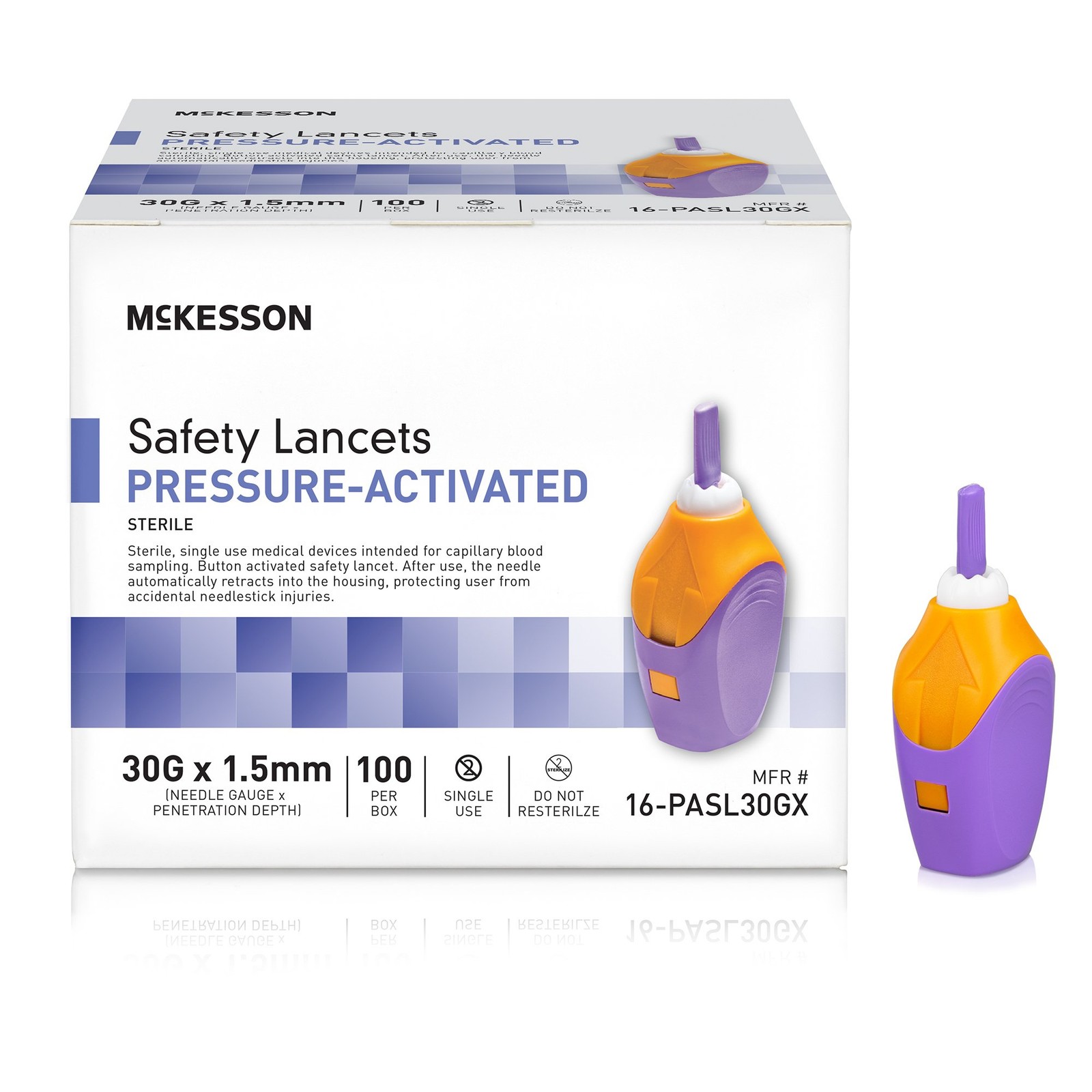 mckesson safety lancet 30