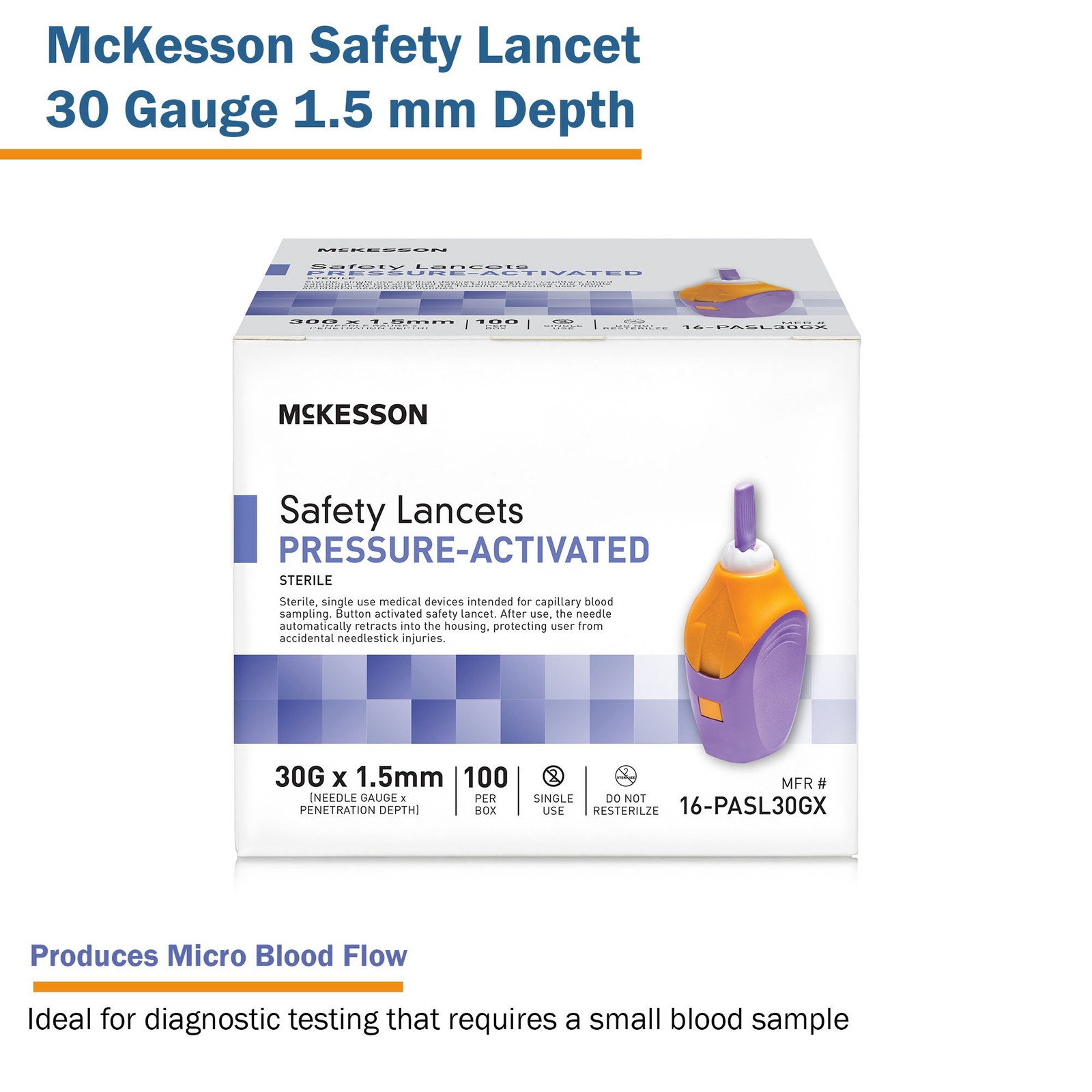 mckesson safety lancet 30 - image 4