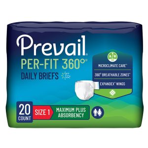 incontinence brief prevail per