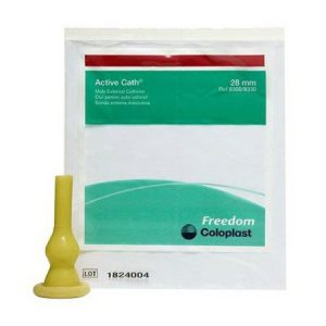 Male External Catheter Active Cath® Self-Adhesive Strip Latex Medium - Box of 100