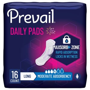 prevail daily incontinent pad