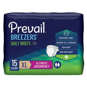 incontinence brief prevail breezers
