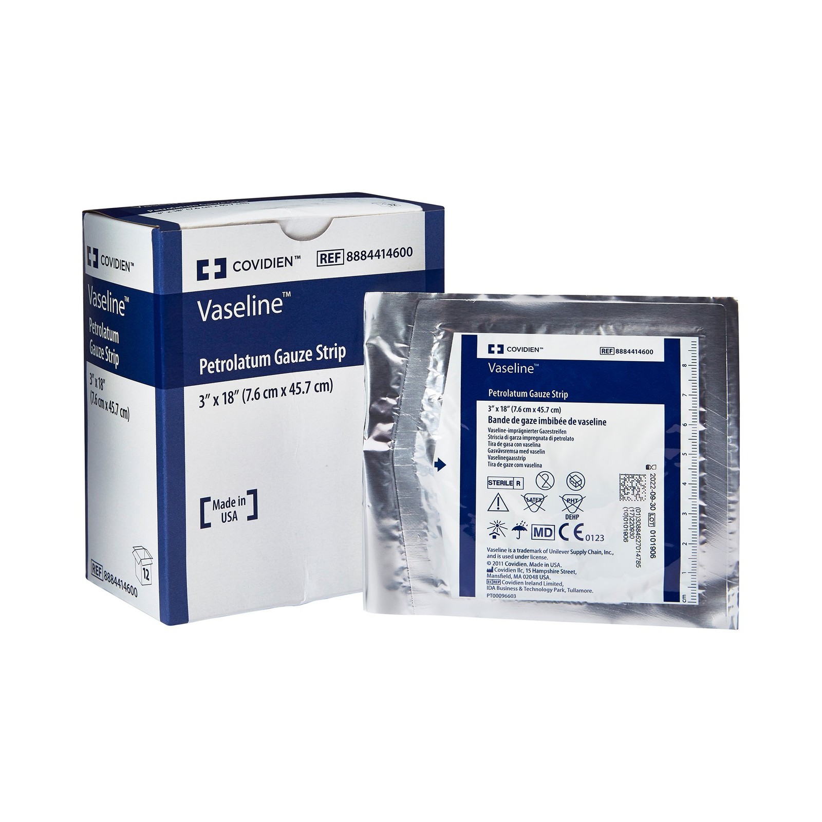 vaseline petrolatum impregnated dressing