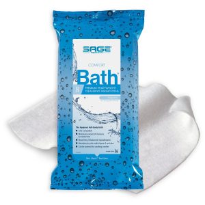 rinse free bath wipe