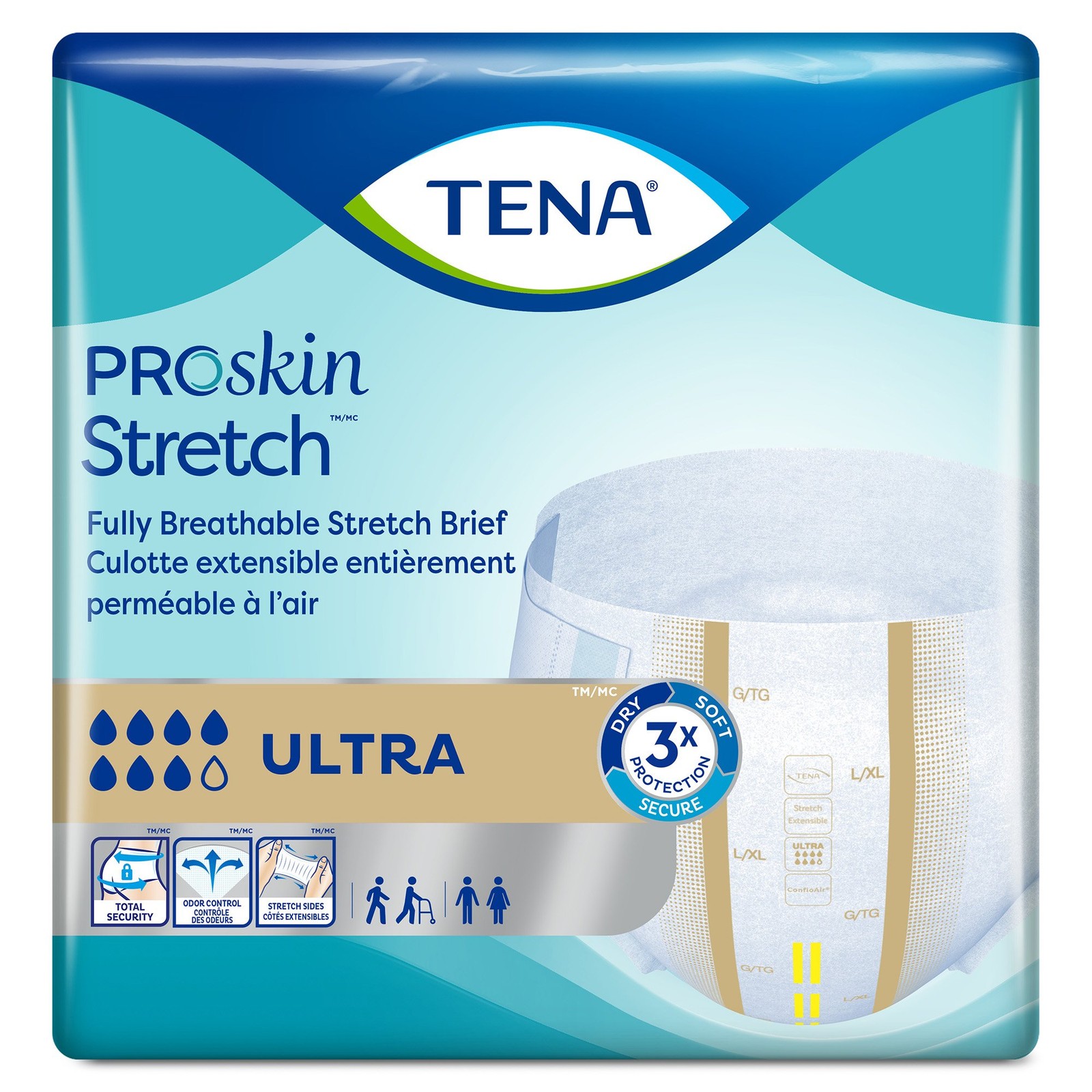 incontinence brief tena proskin - image 2