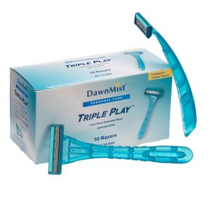 personal razor with lubricating