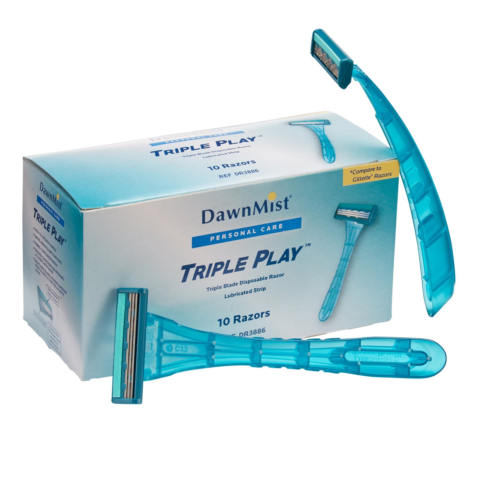personal razor with lubricating
