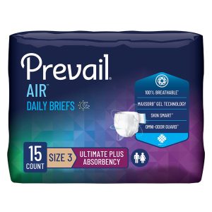 incontinence brief prevail air