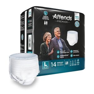 absorbent underwear attends premier