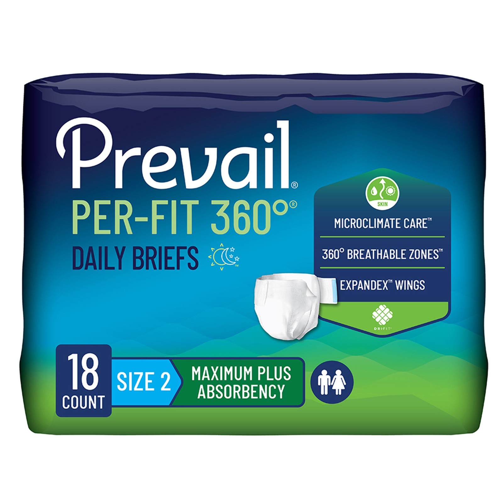incontinence brief prevail per